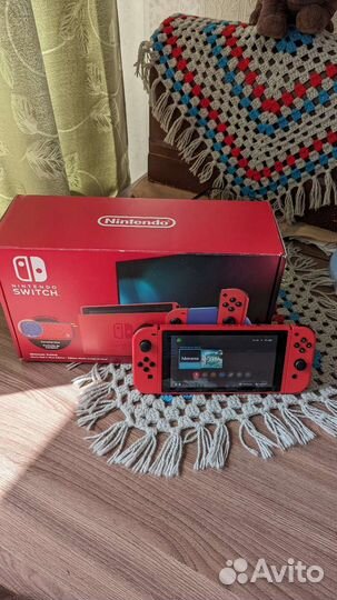 Nintendo Switch V2, спец серия Марио, Вылечена