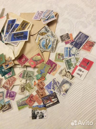 Марки разных стран и СССР 500 штук