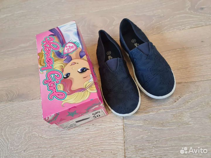 Слипоны для девочки новые
