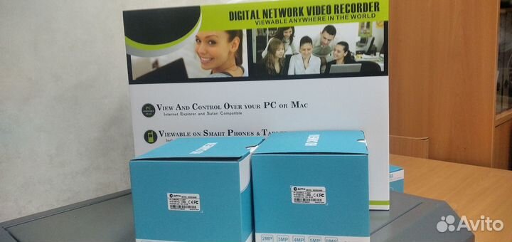 Аренда видеонаблюдения: 6 камер, NVR, HDD, монитор