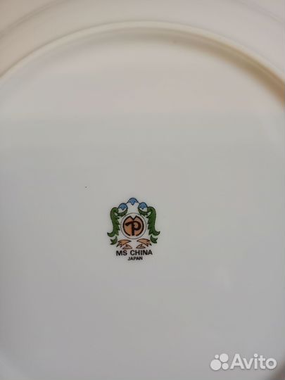 Тарелки 5 шт. фарфор ms china japan розы