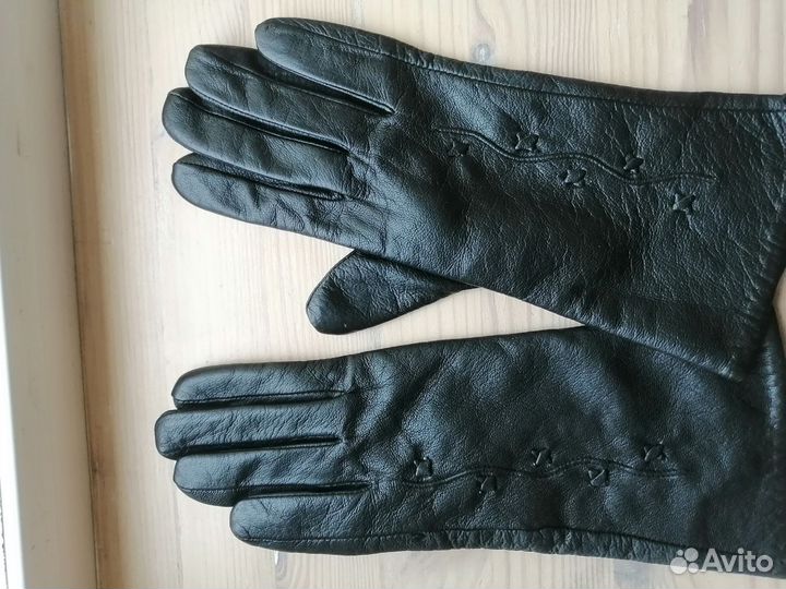 Перчатки женские кожаные 7.5