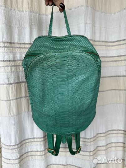 Рюкзак женский из кожи питона