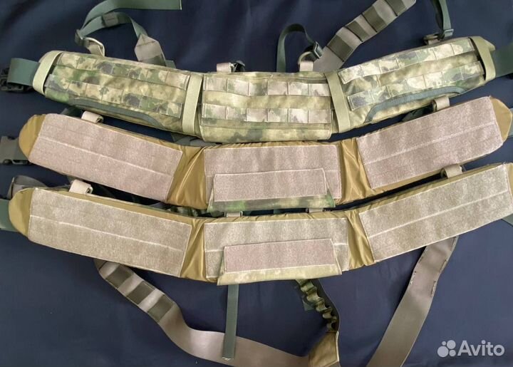 Тактический Пояс под кевлар с капами мох