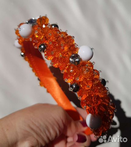 Ободок для волос ручной работы