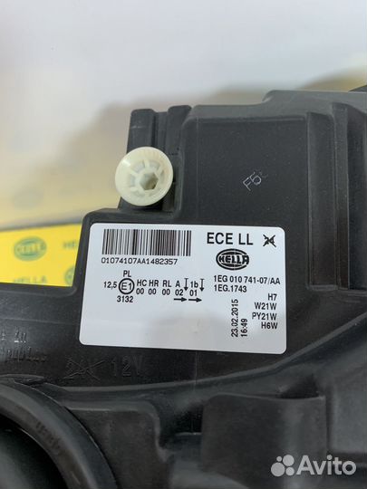 Фара hella левая с корректором BMW F20
