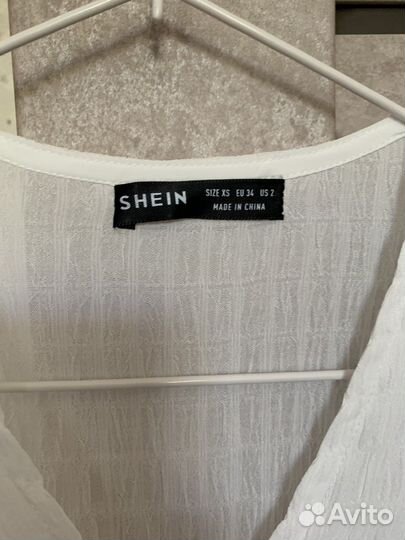 Платье белое shein