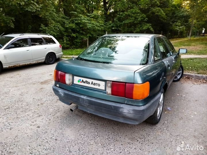 Audi 80 1.8 МТ, 1986, 400 000 км