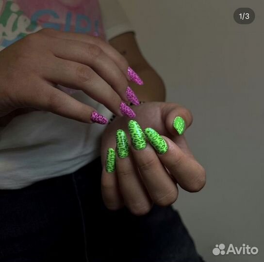 Маникюр наращивание ногтей гель-лак