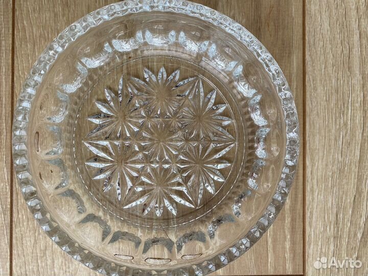 Пепельница/ конфетница хрусталь