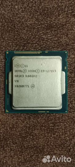 Intel Xeon E3-1271 v3 (аналог i7-4790) LGA1150