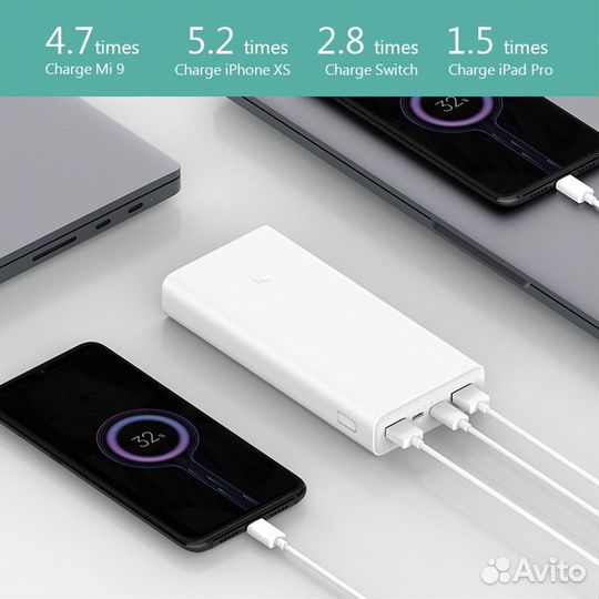 Внешний аккумулятор Xiaomi Power Bank 3 20000mAh