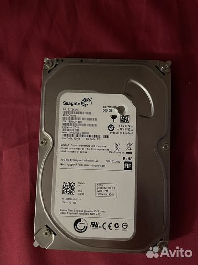 Жесткий диск Seagate 500 гб