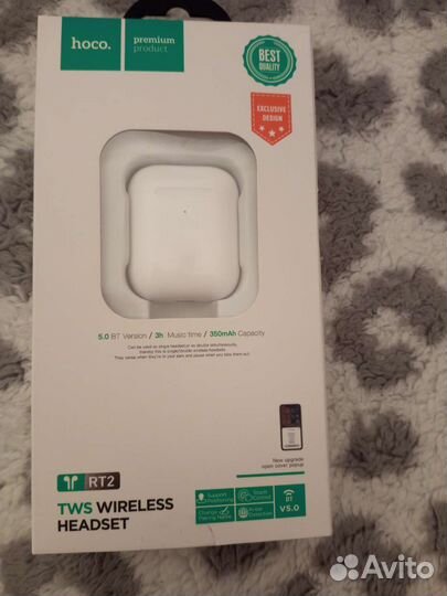 Беспроводные наушники Hoco rt1