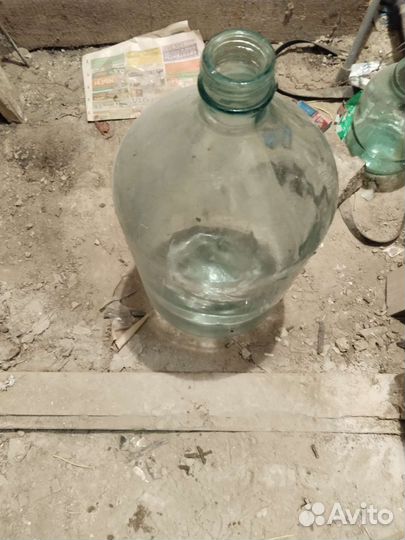 Бутыль стеклянная 10 литров