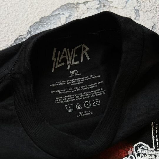 Футболка Slayer оригинал мерч новая рок