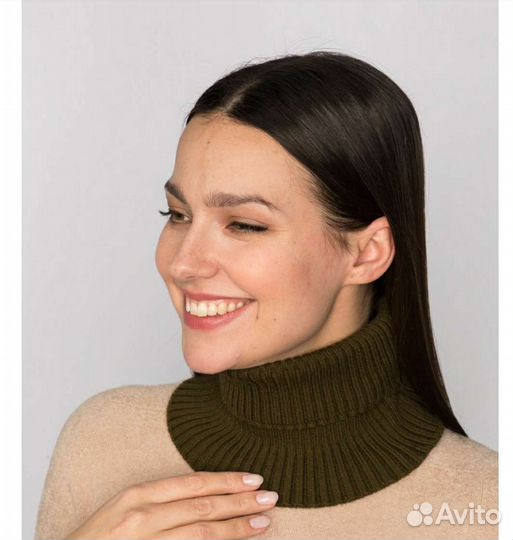 Балаклава вязаная, женская, зимняя