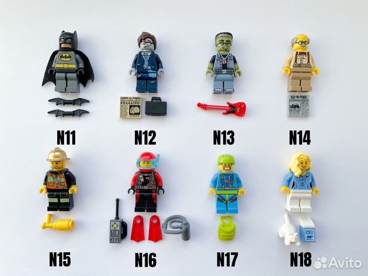 Мини-фигурки Лего