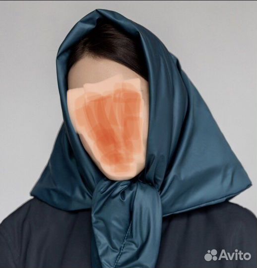 Стеганая косынка