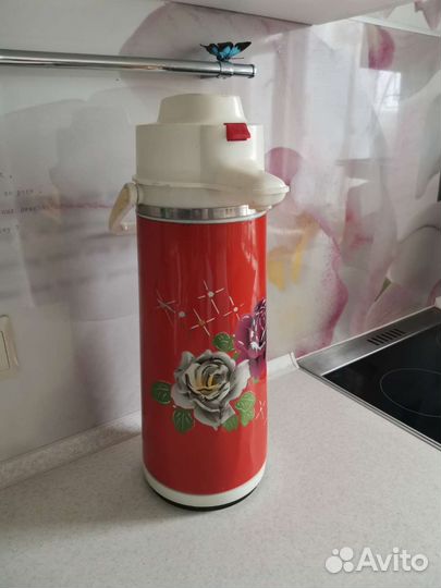 Пневмотермос с помпой времен СССР