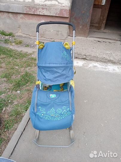 Санки коляска ника