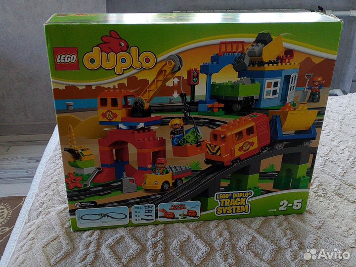 Lego duplo большая железная дорога