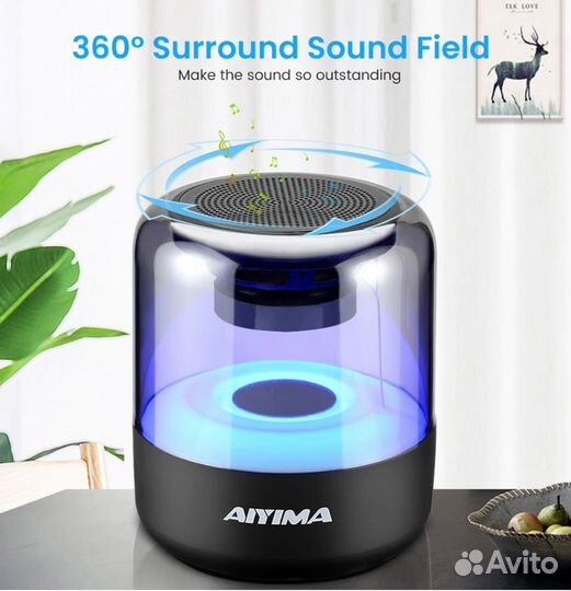 Портативная Bluetooth-колонка aiyima
