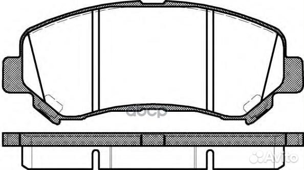 1318 00 D1060JD00A колодки дисковые п Nissan
