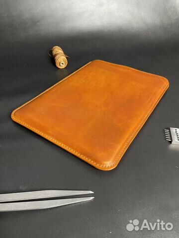 Чехол на Mac Air M1 ручной работы из нат кожа