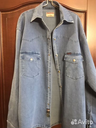 Рубашка джинсовая мужская