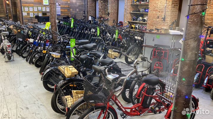 Электровелосипед трехколесный