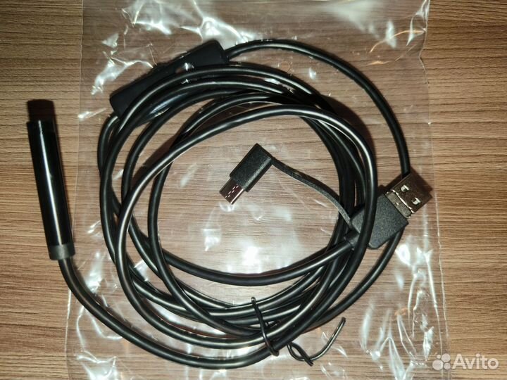 Эндоскоп 2 метра с магнитом Dexp