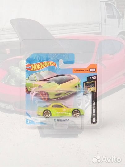 Защитный блистер Hot Wheels (короткая карта )