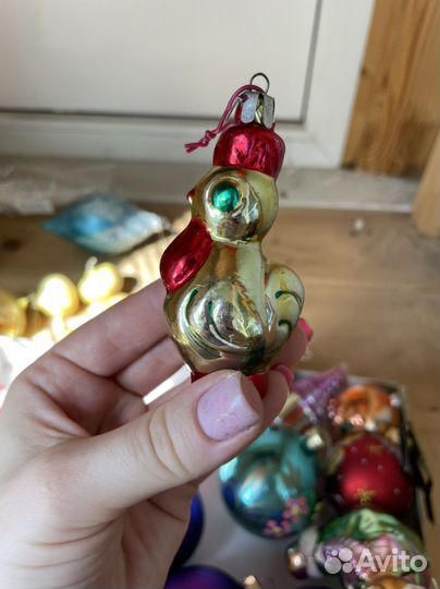 Елочные игрушки советские