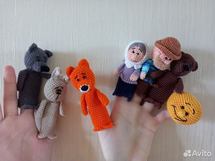 Вязаные игрушки ручной работы