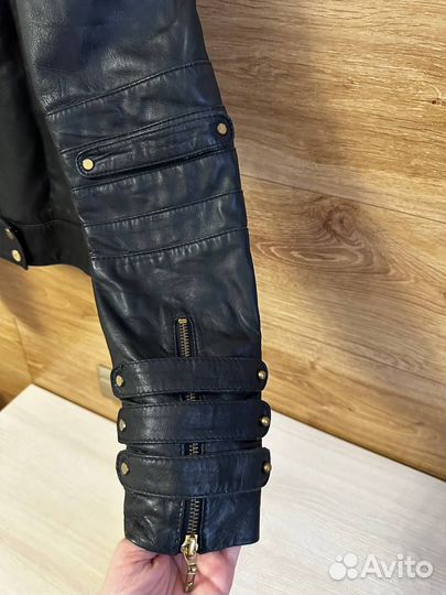 Куртка кожаная Mango Натуральная кожа