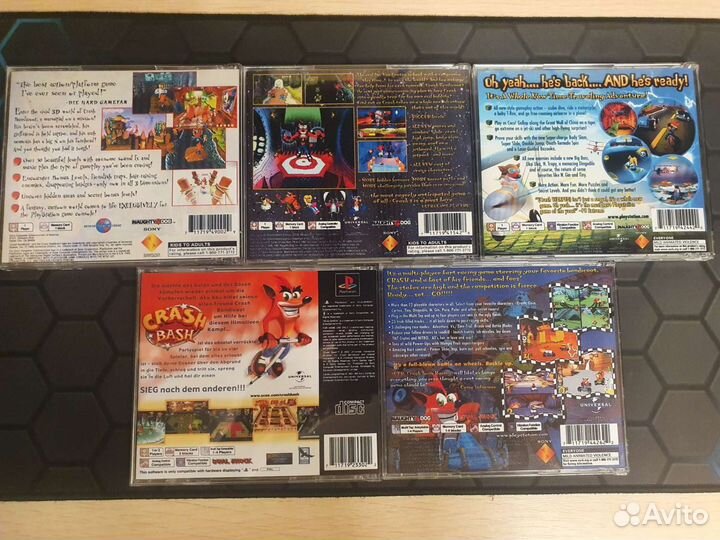 Crash Bandicoot Collection ps1 ps one пс1