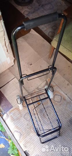 Тележка хозяйственная на колесах без сумки