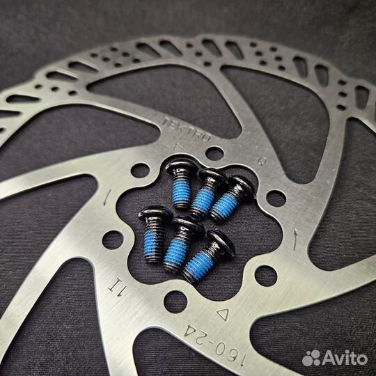 Тормозной диск (ротор) Tektro TR-24, 160 мм, 6 бол