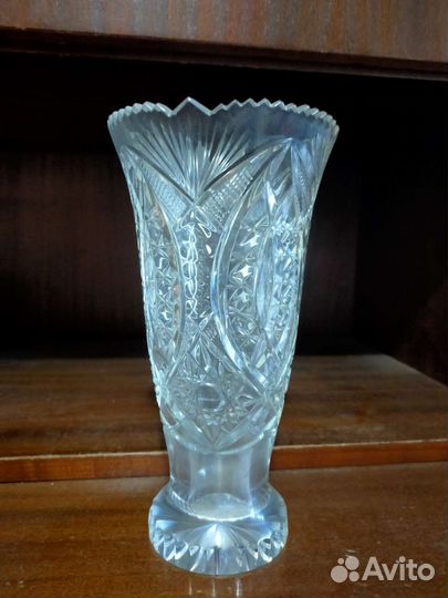 Ваза конфетница хрусталь