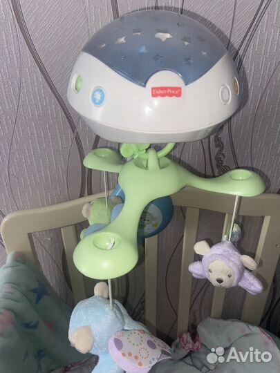 Мобиль на кроватку с подсветкой