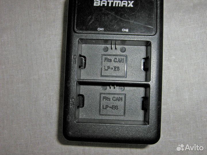 Зарядное устройство для LP-E6 на 2 акб USB