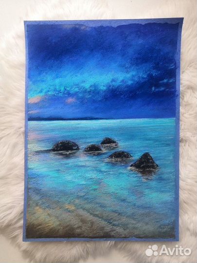 Картина пастель А3