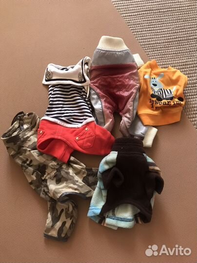 Одежда для маленьких собак пакетом