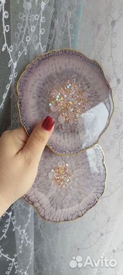 Подставки из эпоксидной смолы