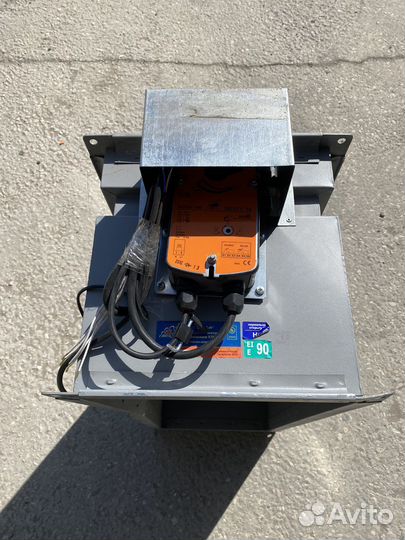 Клапан противопожарный с приводом клоп-1 80х30см