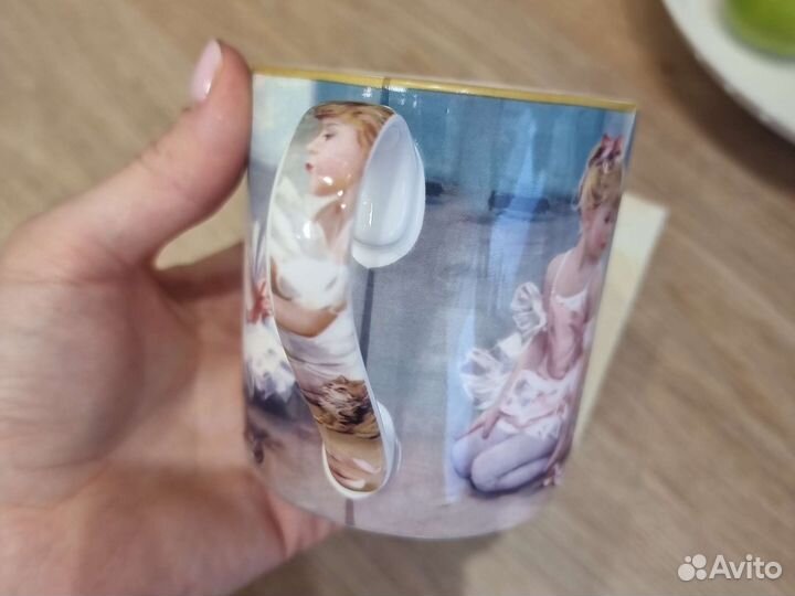 Кружка балерины carmani, костяной фарфор
