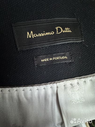 Пиджак Massimo Dutti черный, размер 46-48