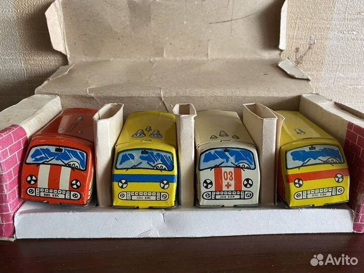 Игрушки Машинки СССР набор спецслужб