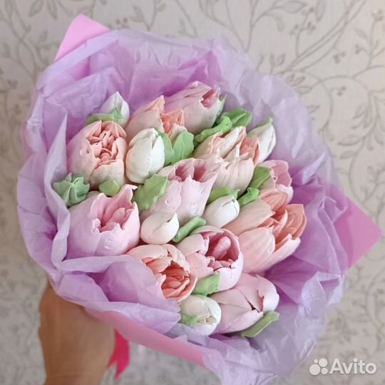 Зефирный букет птичье молоко зефир